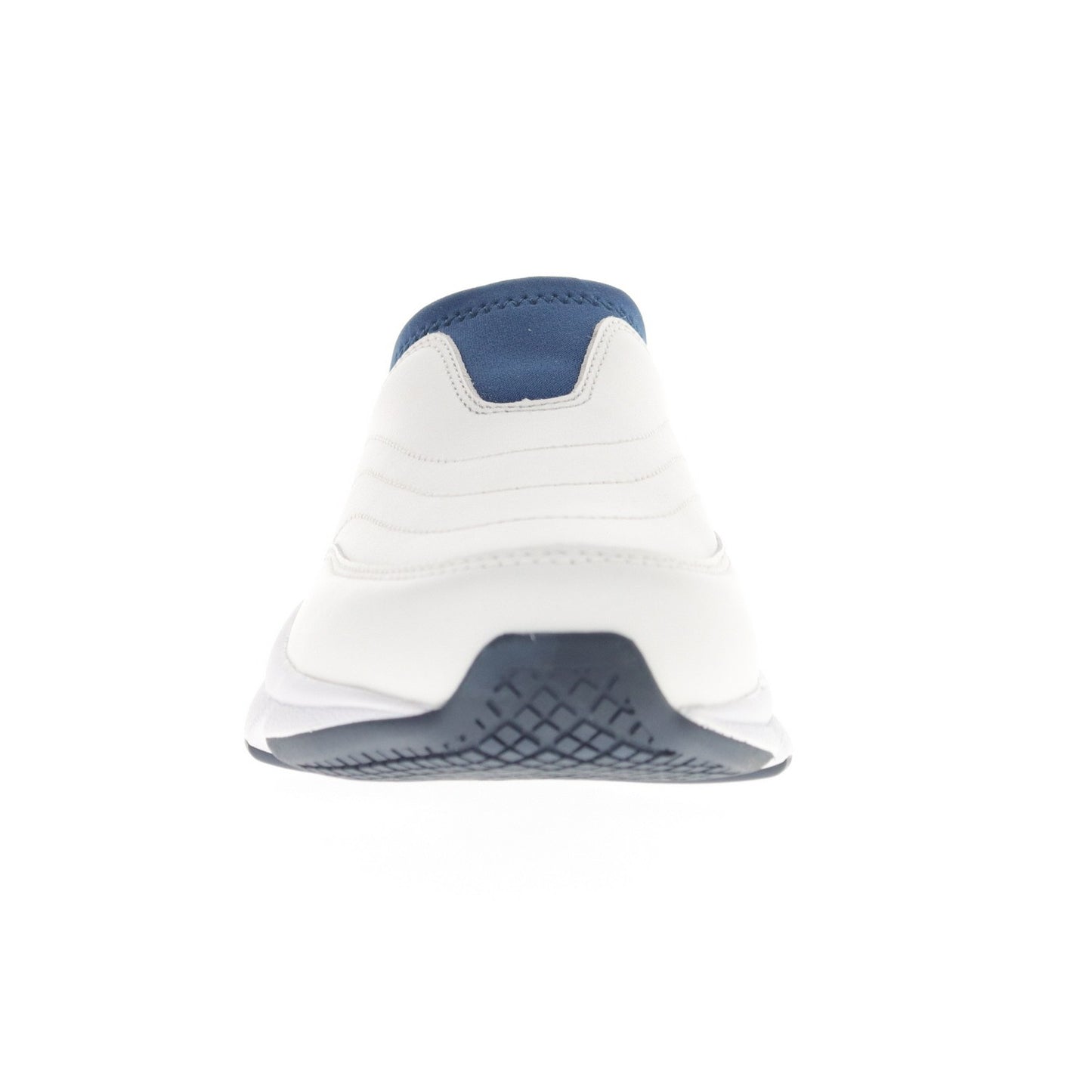 Propet Stability Slip-on Women's Walking Shoe - White/navy - front view