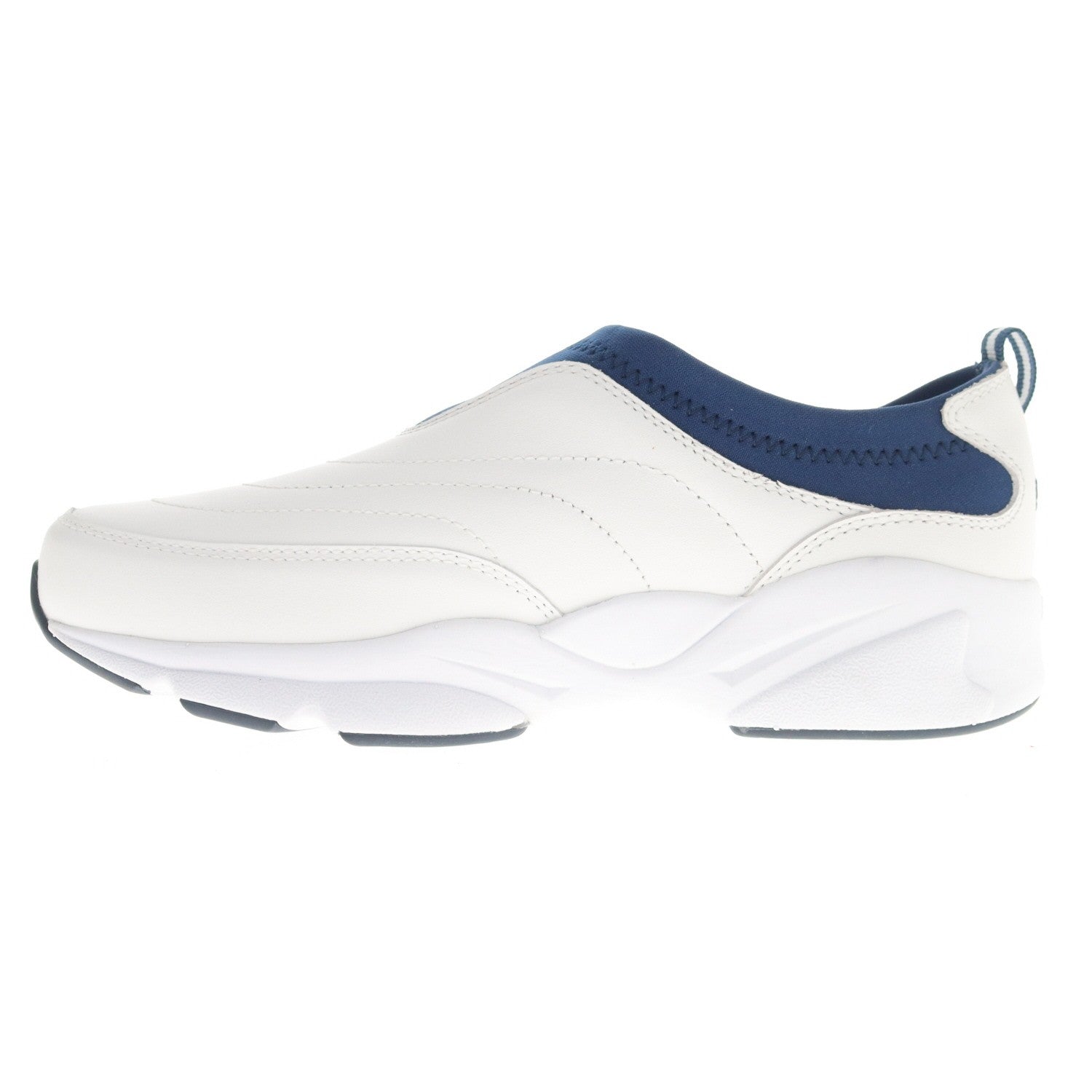 Propet Stability Slip-on Women's Walking Shoe - White/navy - inside view