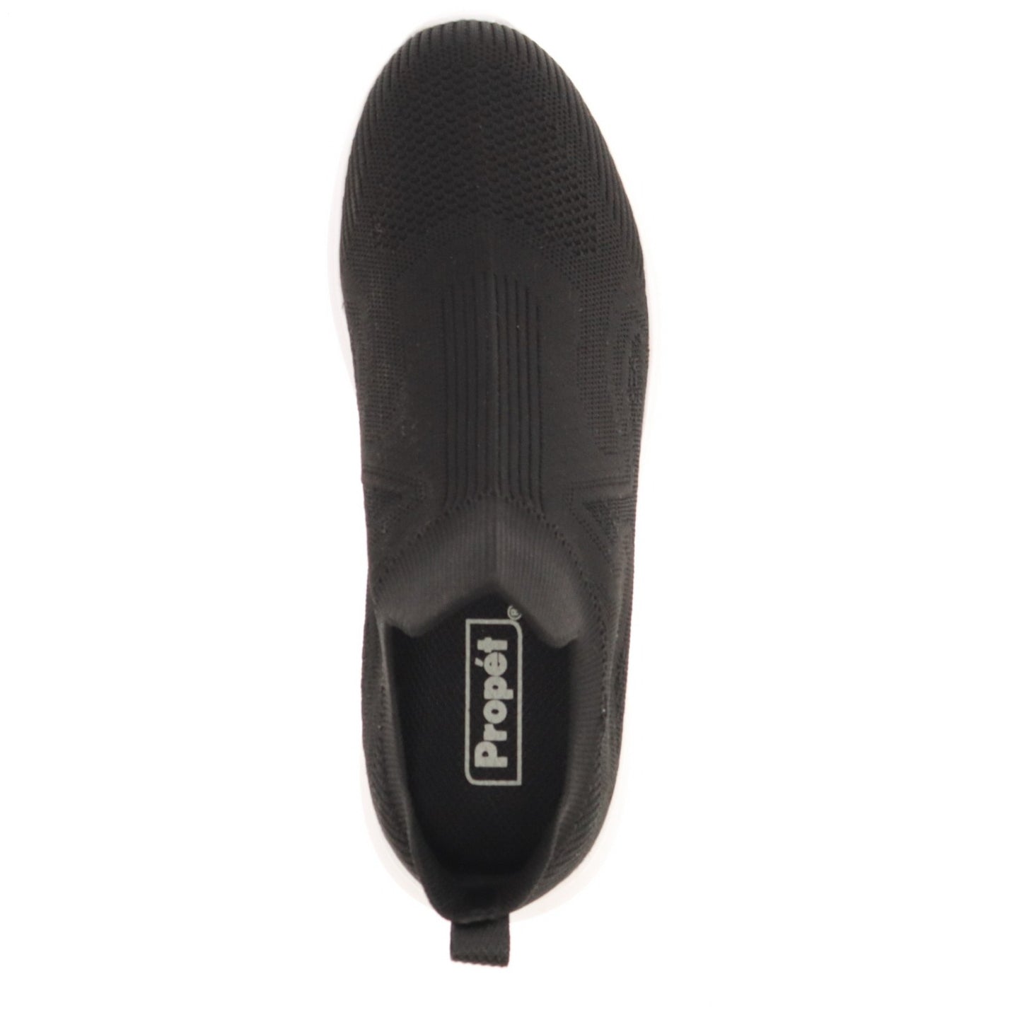 Propet TravelBound Slipon Women's Shoe - Black - top view