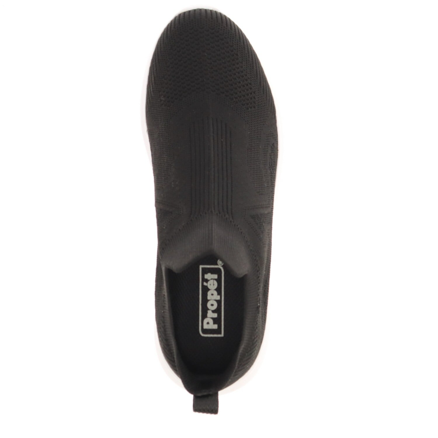 Propet TravelBound Slipon Women's Shoe - Black - top view