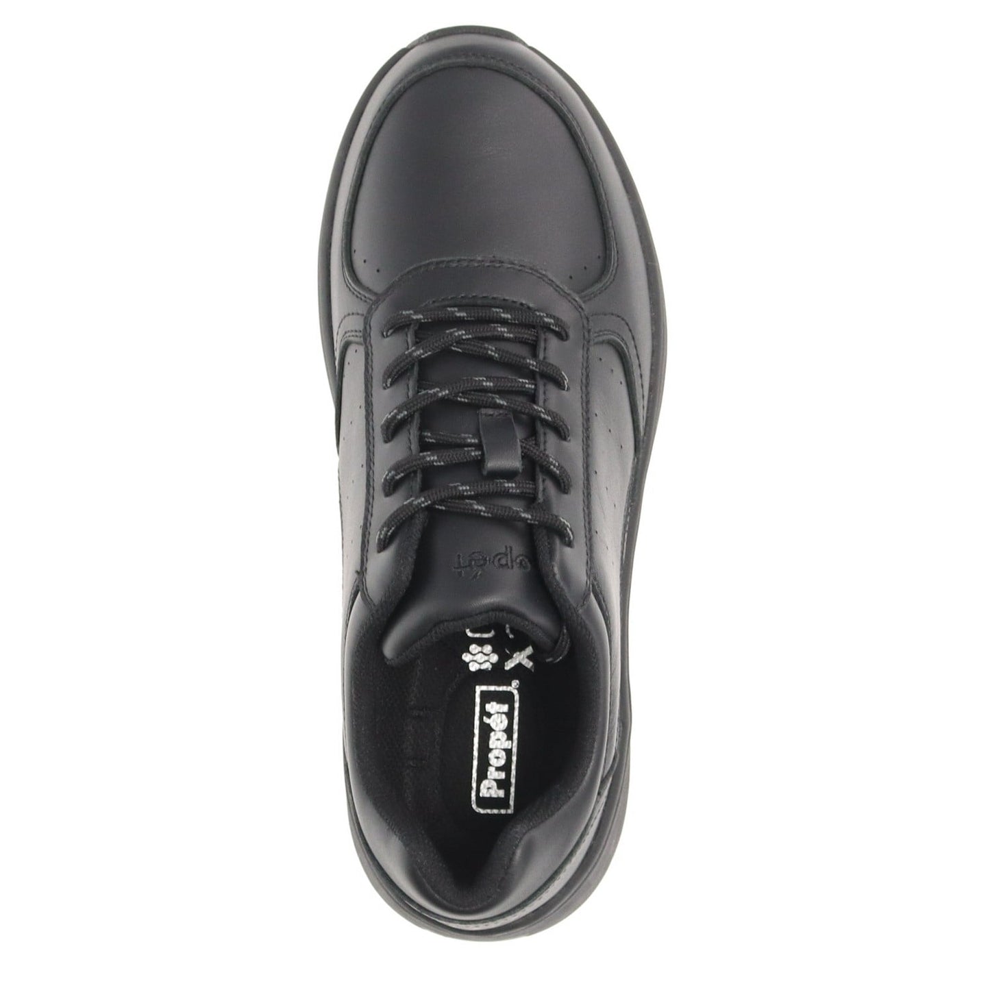 Propet Ultima Men's Walking Shoe - Black - top view