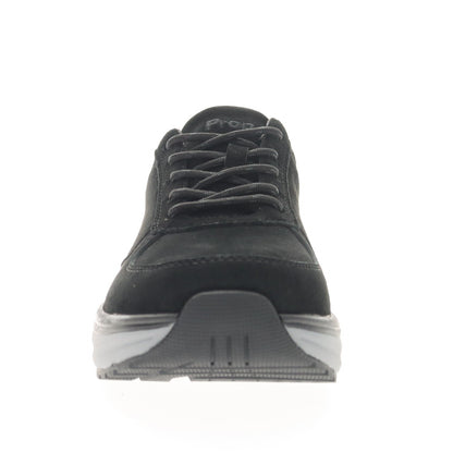 Propet Ultima Women's Walking Shoe - Black Suede - front view