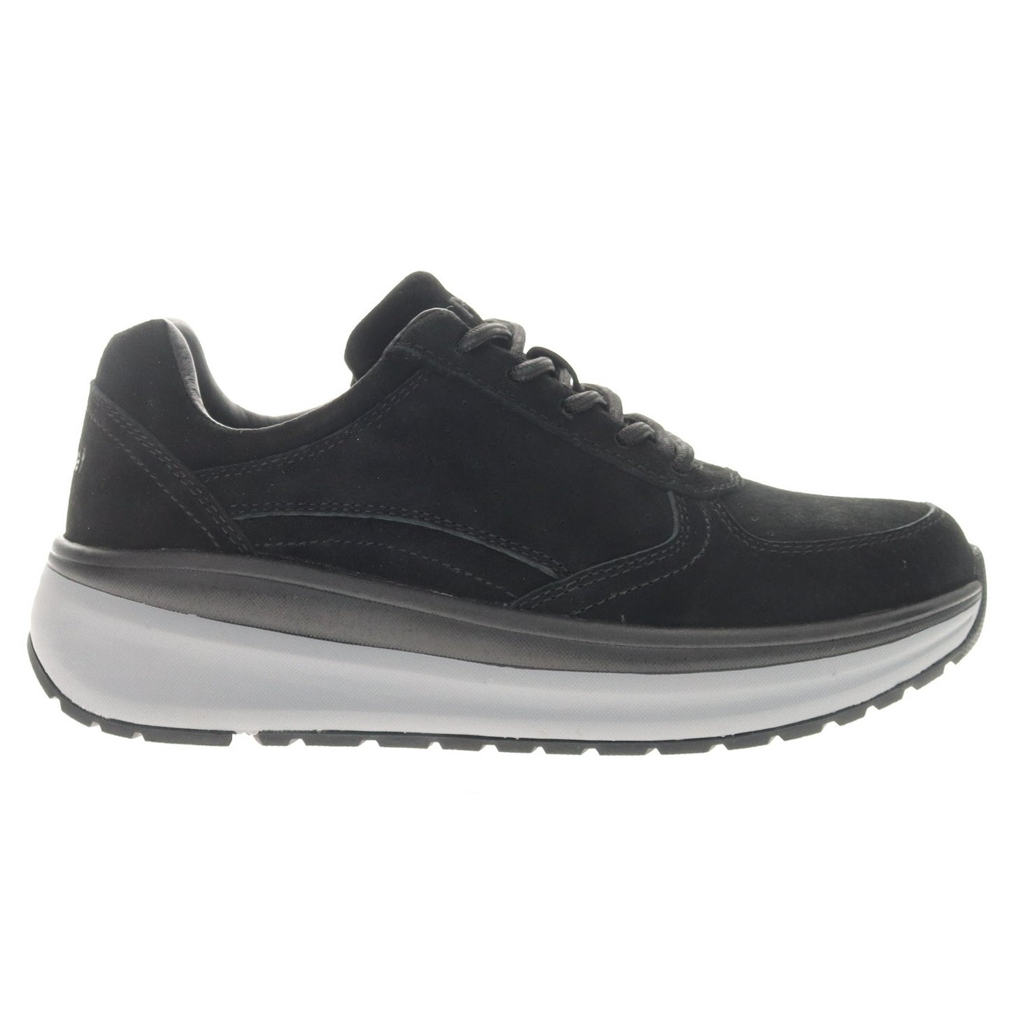 Propet Ultima Women's Walking Shoe - Black Suede - outside view