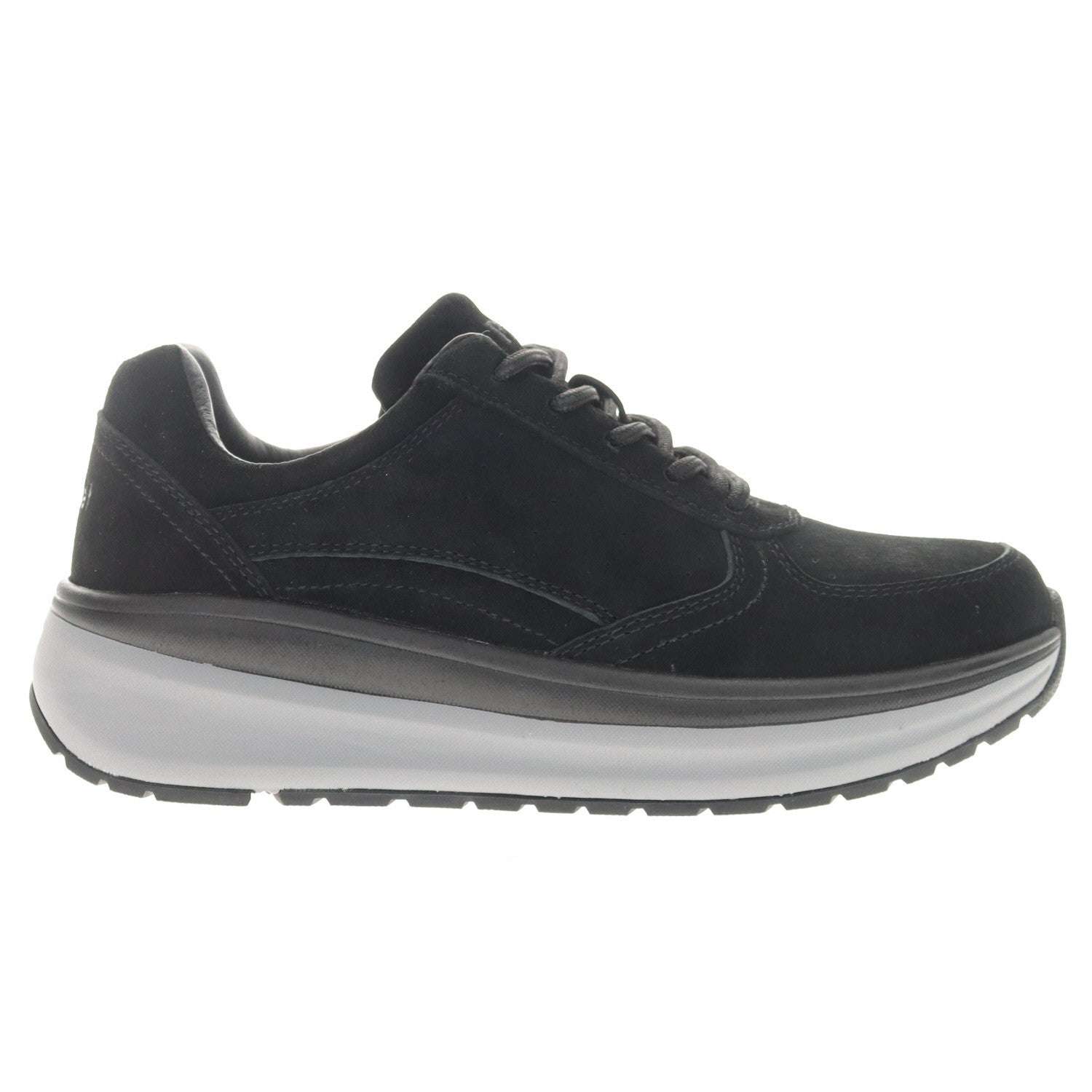 Propet Ultima Women's Walking Shoe - Black Suede - outside view