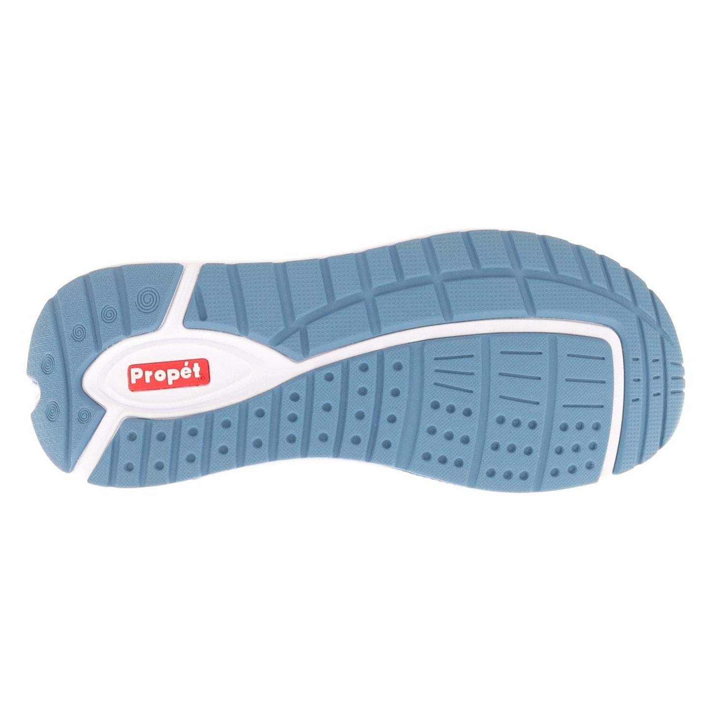 Propet Ultima Women's Shoe - White/denim - bottom view