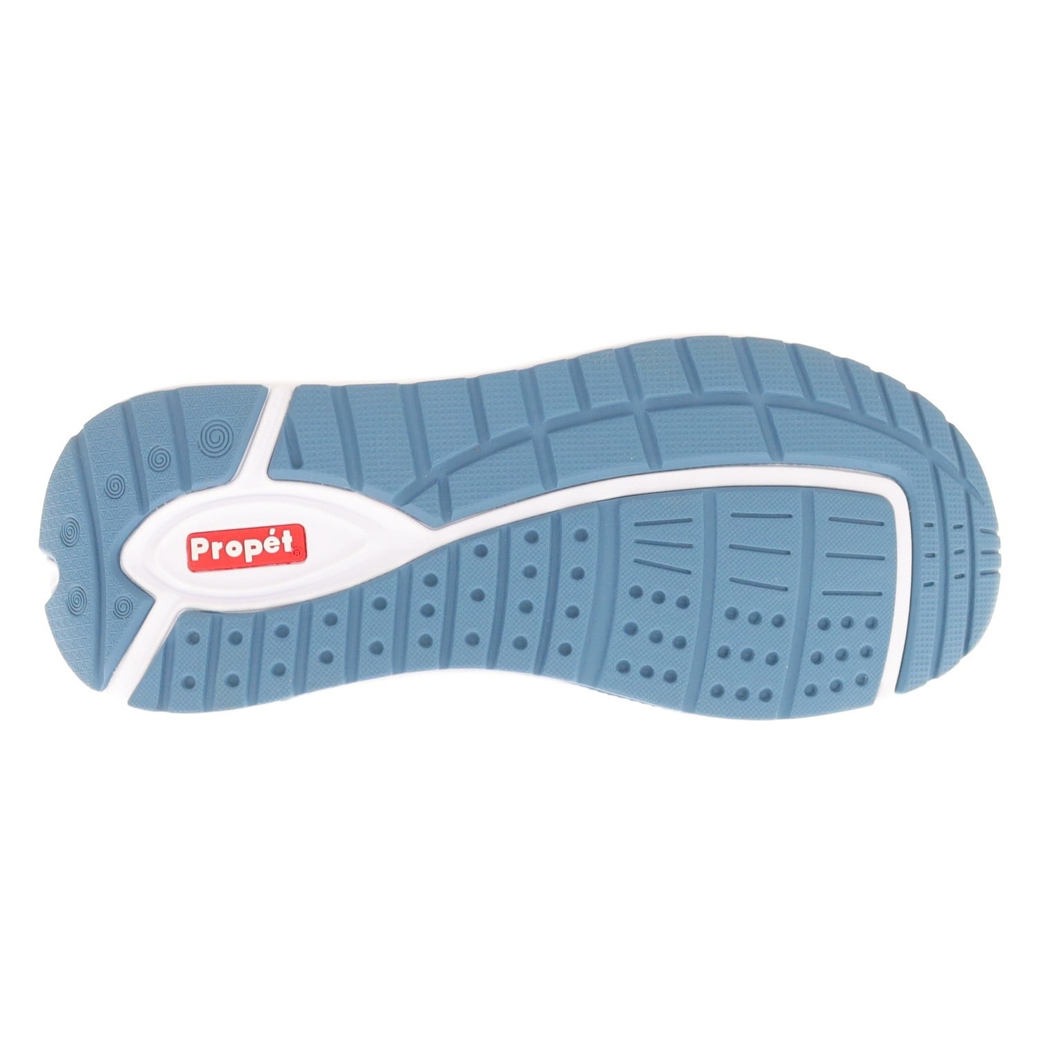 Propet Ultima Women's Shoe - White/denim - bottom view
