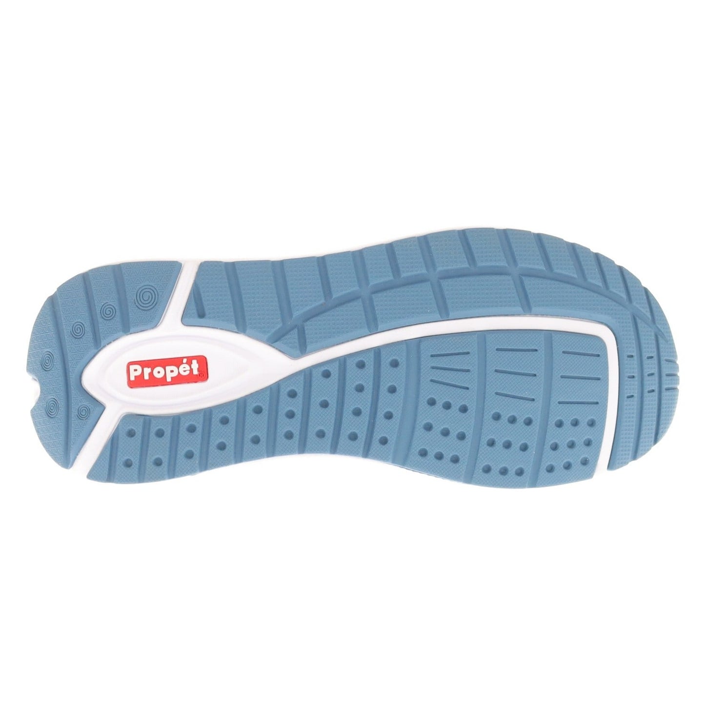 Propet Ultima Women's Shoe - White/denim - bottom view