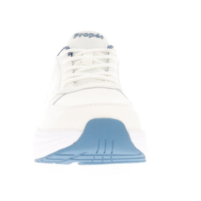 Propet Ultima Women's Shoe - White/denim - front view