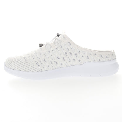 Propet TravelBound Slide Womens Sneakers - White Daisy - Instep Side