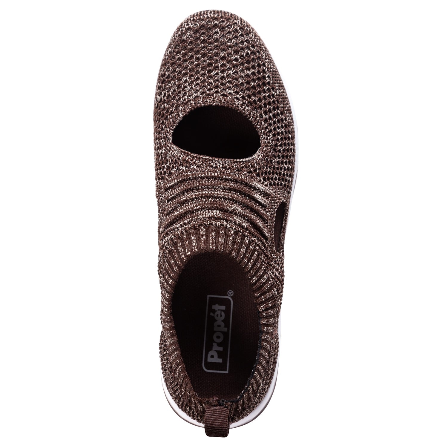 Propet Women's TravelActiv Avid Sneakers - Brown/Beige - Top