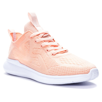 Propet Women's TravelBound Spright Sneakers - Peach Mousse - Angle