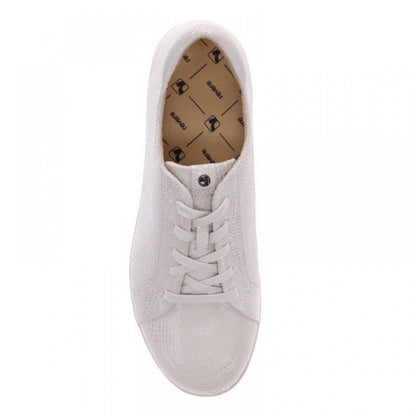 Revere Athens Lace Up Sneaker - Women's - Oyster Lizard - Overhead
