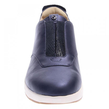 Revere Chicago Women's Slip-On Sneaker - sneaker Sapphire-Navy Lizard