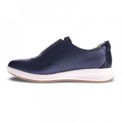 Revere Chicago Women's Slip-On Sneaker - sneaker Sapphire-Navy Lizard