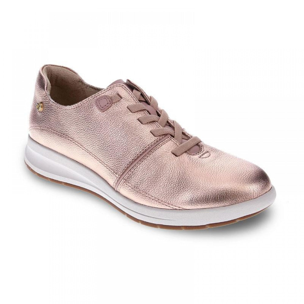 Revere Crete Stretch-Lace Sneaker - Women's - Rose - Angle