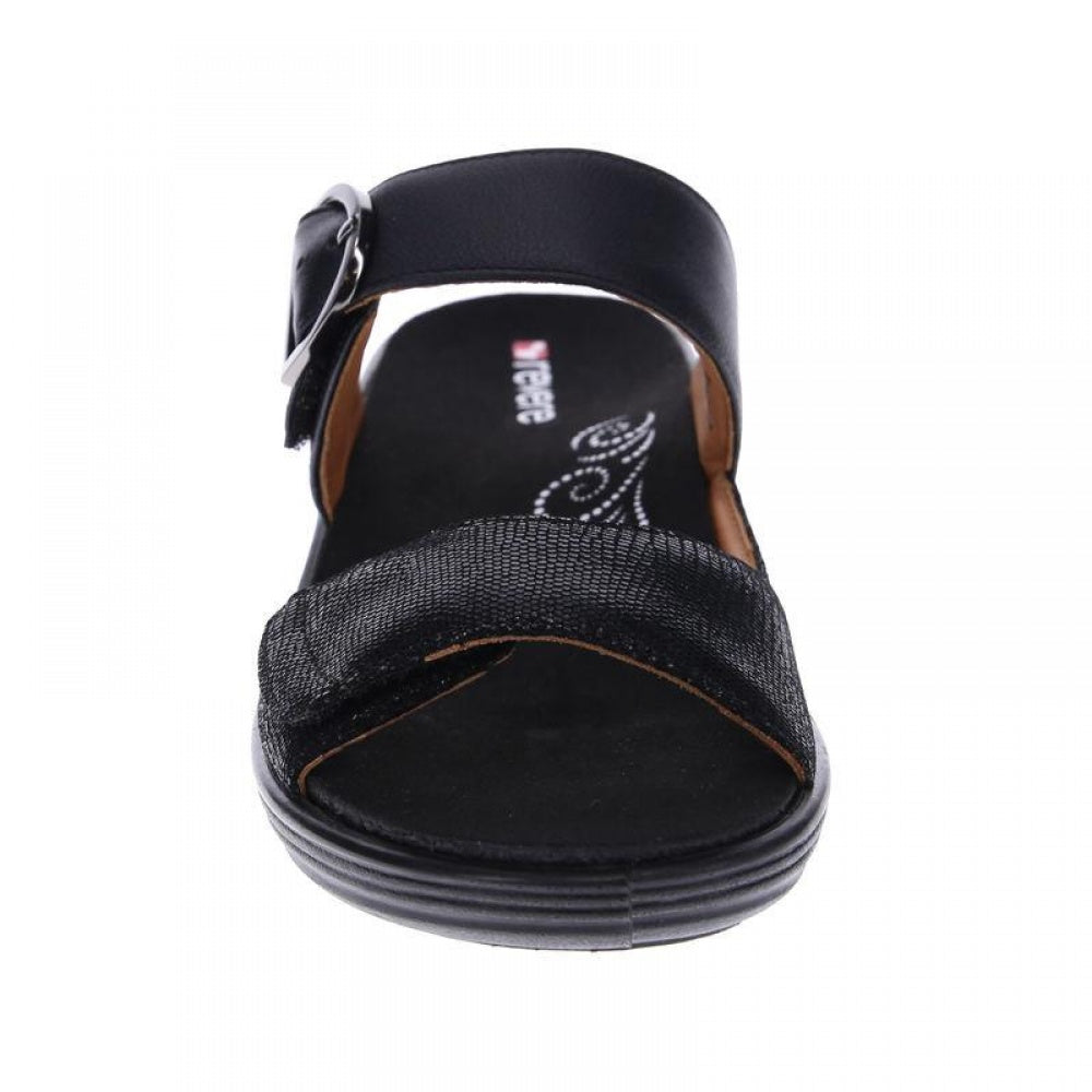 Revere Calais Slide - Women's - Black Lizard - Front