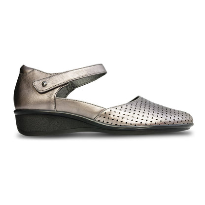 Revere Osaka - Women's Mary Jane - Osaka Gunmetal Side