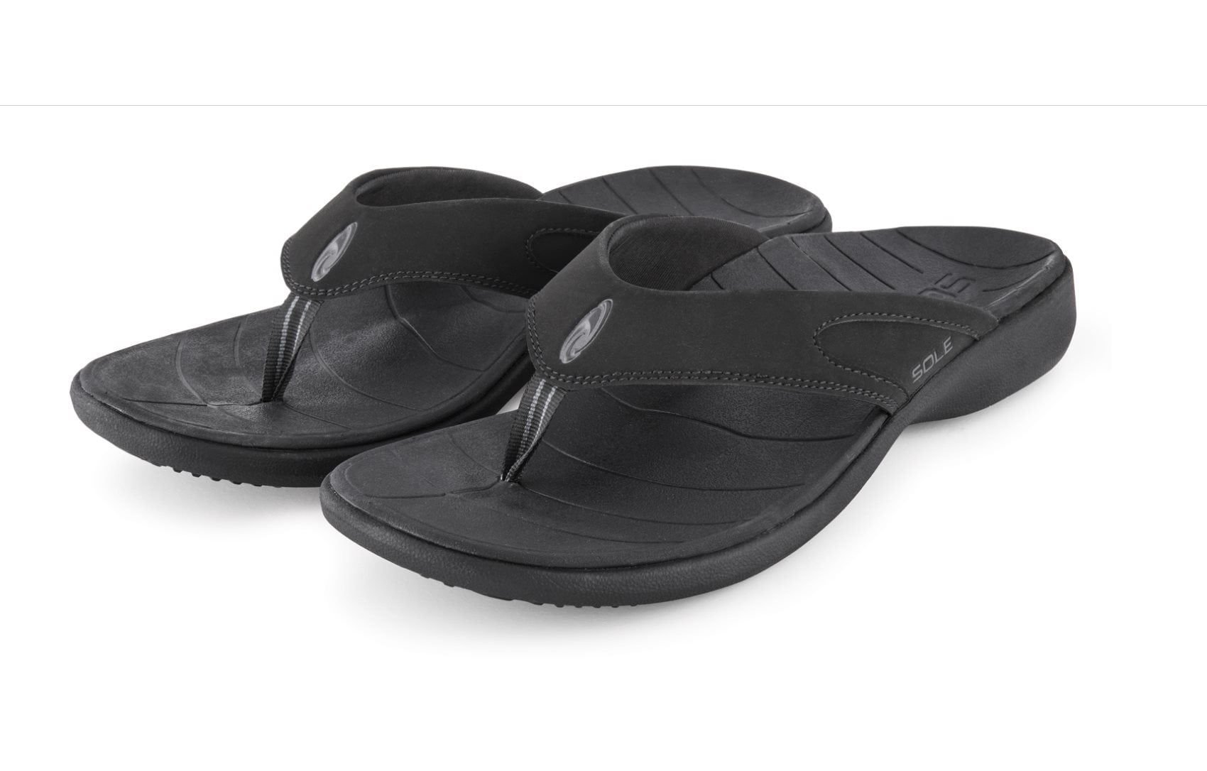 SOLE Men's Sport Flip Flops - Orthotic Support Sandal