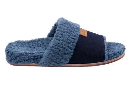 Revitalign Juniper Women's Open Toe Slipper - Navy - Profile