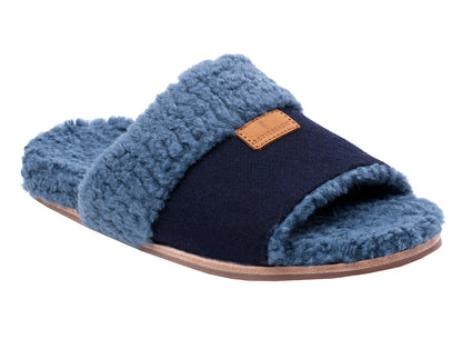 Revitalign Juniper Women's Open Toe Slipper - Navy - Pair