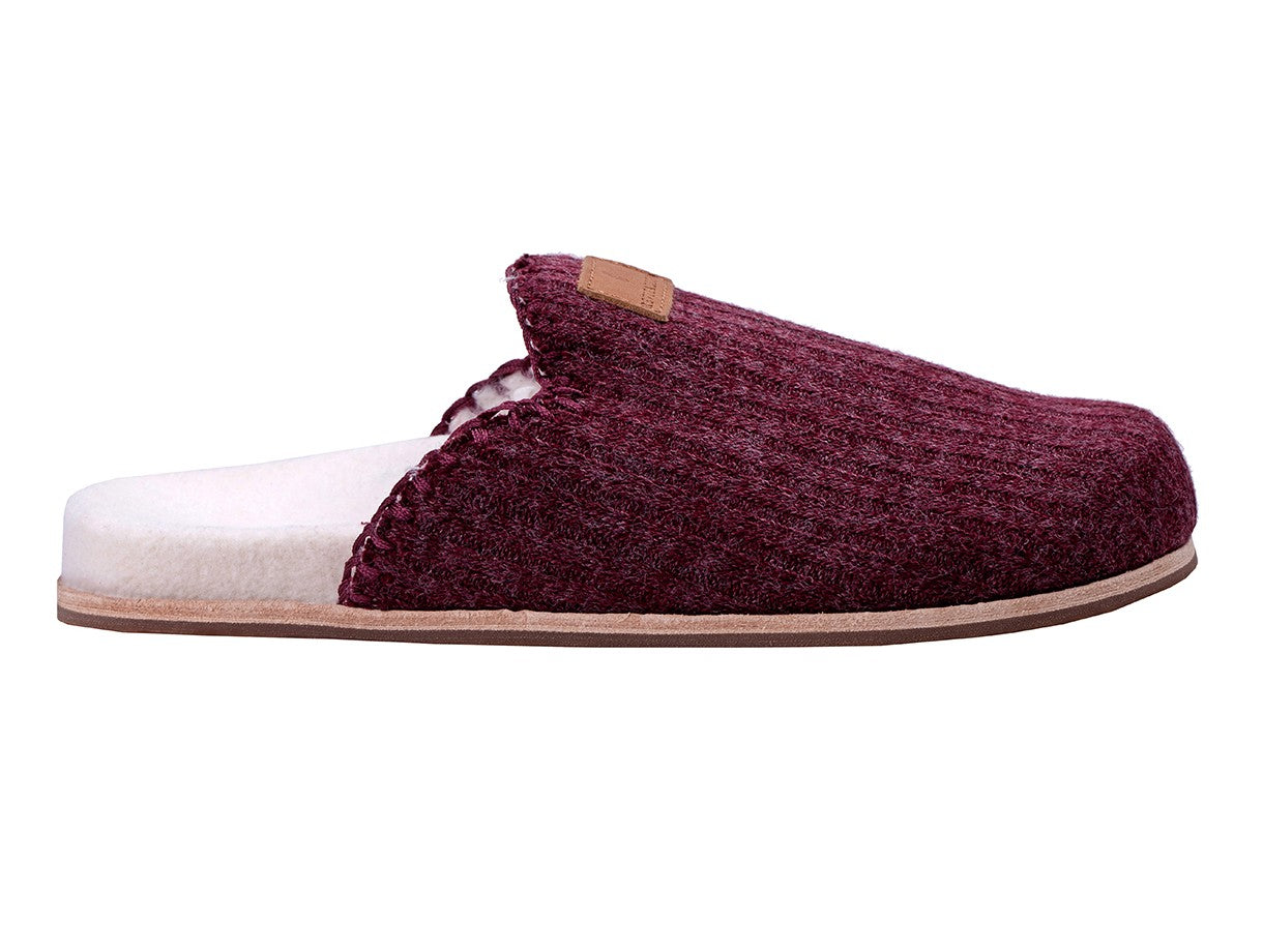 Revitalign Alder Sweater Women's Orthotic Slipper - Cabernet - Profile
