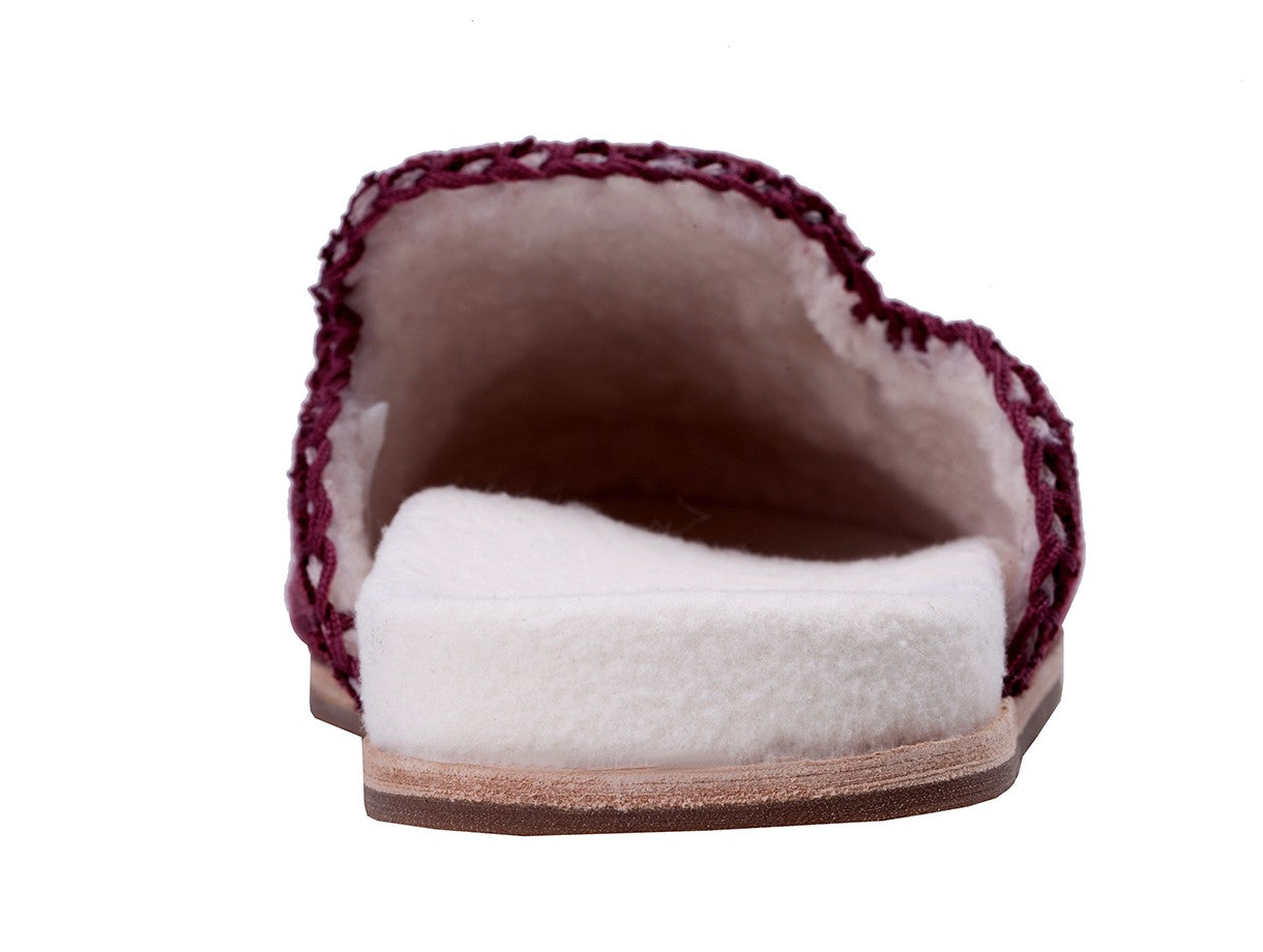 Revitalign Alder Sweater Women's Orthotic Slipper - Cabernet - Side