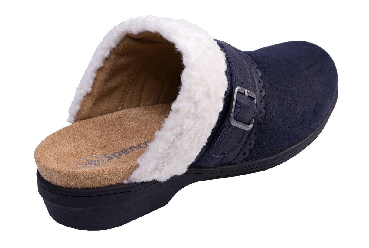 Spenco Nottingham Women's Supportive Clog - Dark Navy - 4A