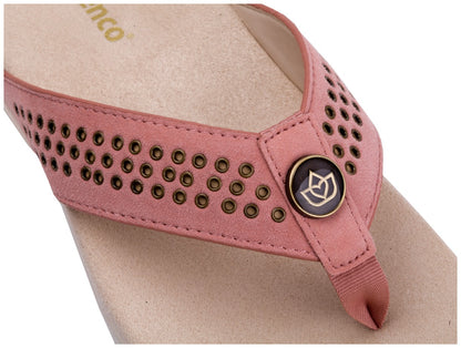 Spenco Laguna Stud Women's Orthotic Sandal - Pale Blush - Strap