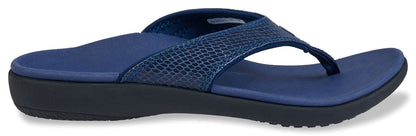 Spenco Yumi 2 Snake Women's Orthotic Sandal - Navy - Side