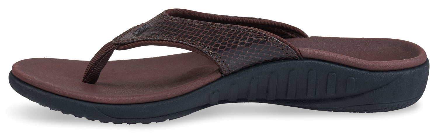 Spenco Yumi 2 Snake Women's Orthotic Sandal - Brown - In-Step