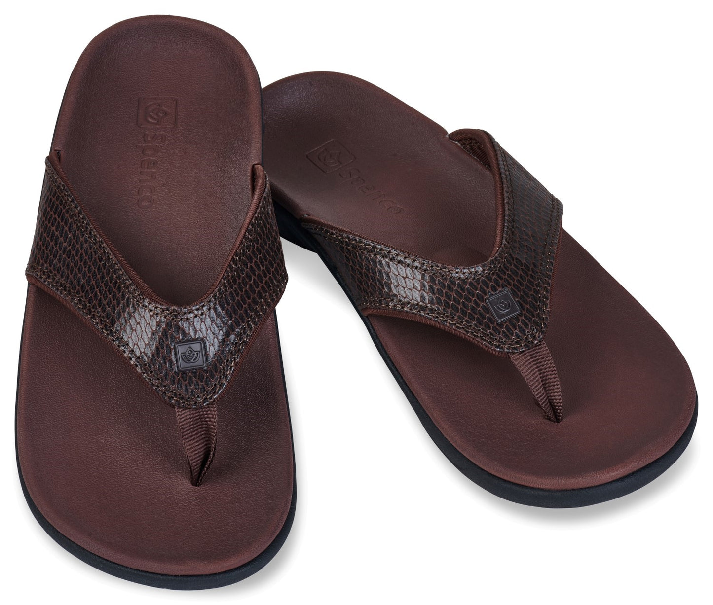 Spenco Yumi 2 Snake Women's Orthotic Sandal - Brown - Pair