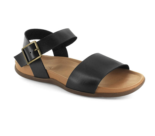 Strive Cara - Women\'s Slip on Sandal - Black - Angle