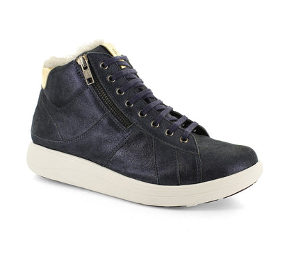 Strive Chatsworth II Women's Comfort Boot - Navy Sparkle - Angle