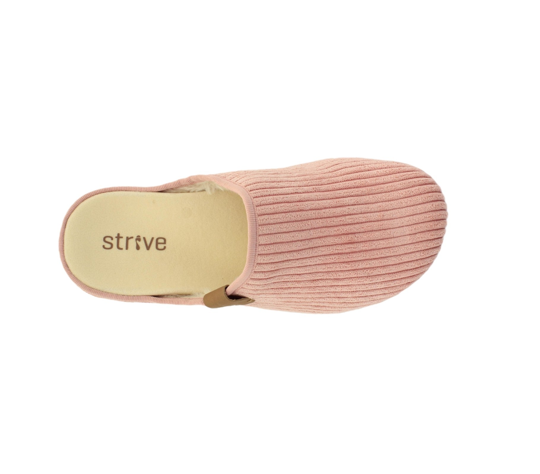 Strive Copenhagen Women's Comfort Supportive Slipper - Blush Cord Birdseye