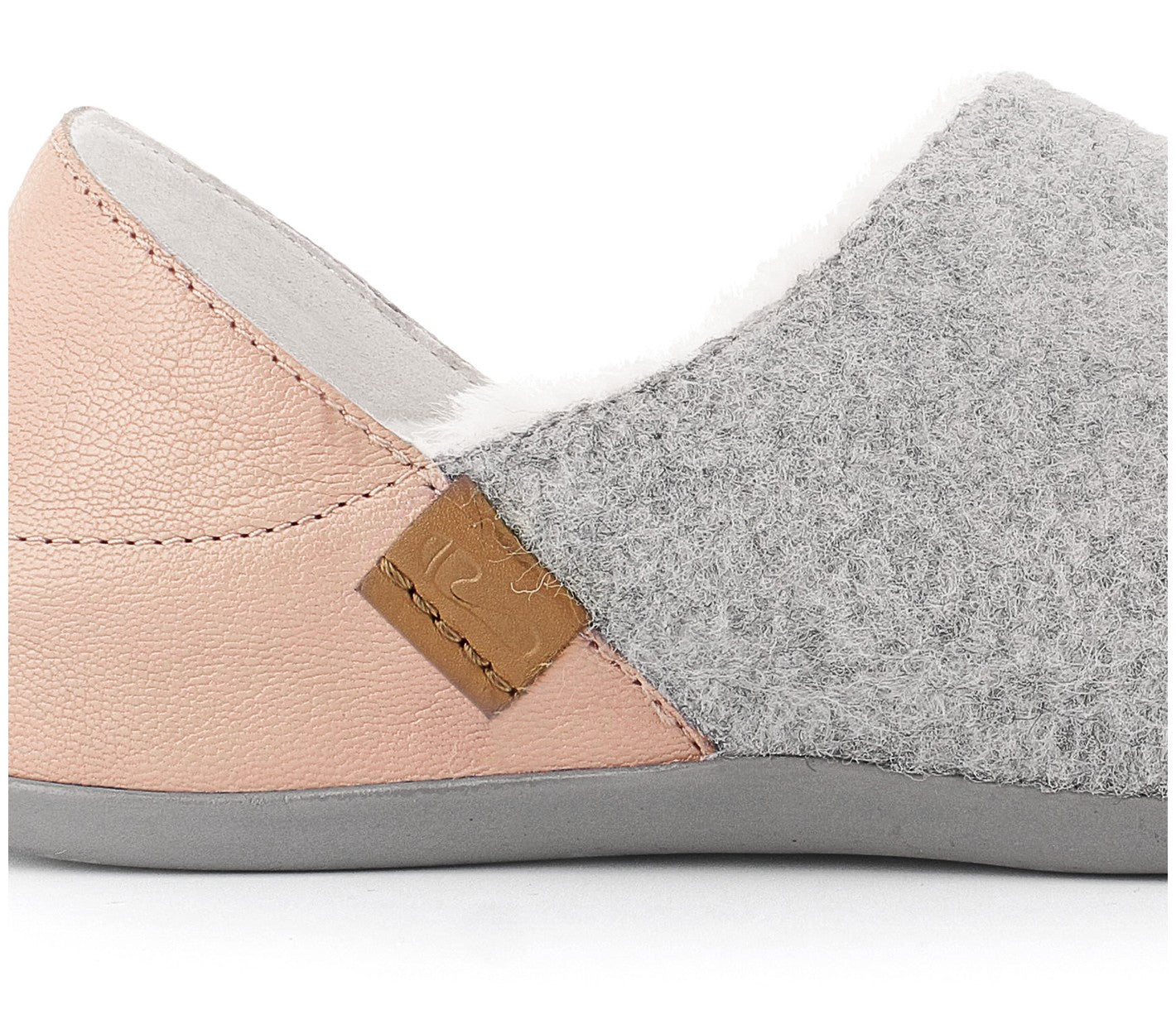 Strive Sofia Women's Fold Down Heel Supportive Slipper - Light Grey - Other
