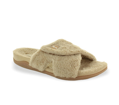 Strive Zoey Women's Relaxing Comfort Orthotic Slippers - Strive Footwear Zoey Nude Angled