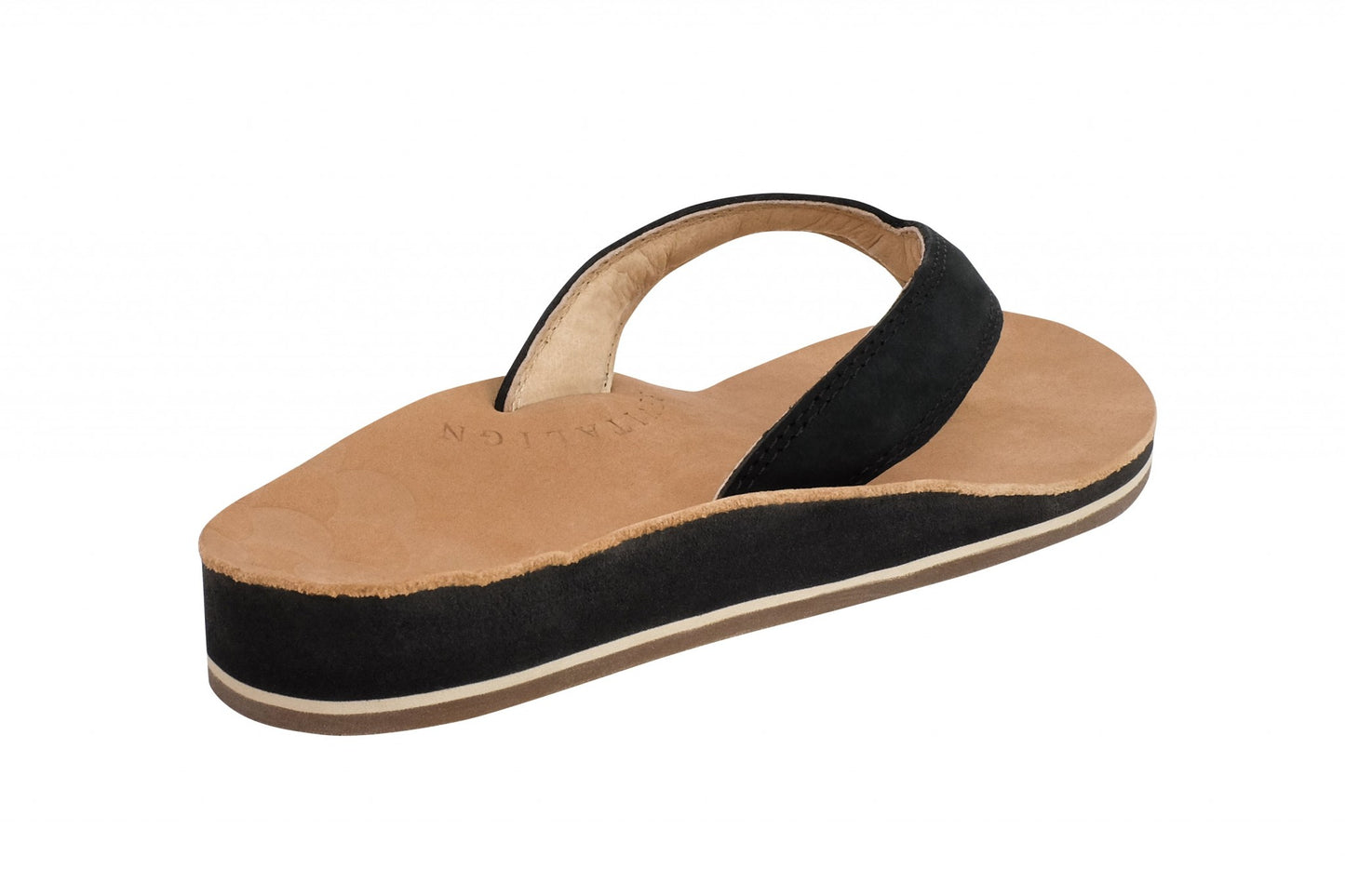 Revitalign Seaside Flip Orthotic Support & Cushioned Comfort Women's Sandals - Black - Product View - 3