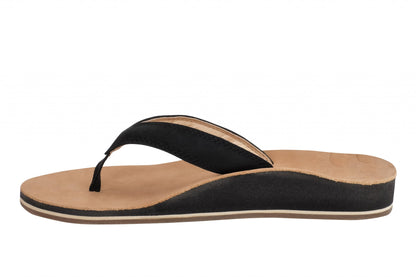 Revitalign Seaside Flip Orthotic Support & Cushioned Comfort Women's Sandals - Black - Product View - 4